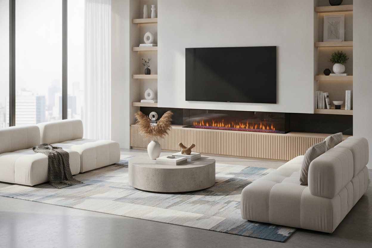 Is a Fluted Fireplace TV Stand Just a Passing Design Trend?