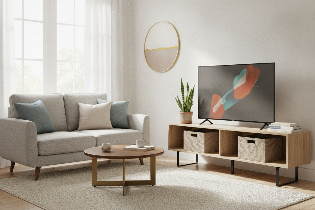 I Ordered a Cheap Amazon TV Stand 43 Inch Model (Here's What Arrived)