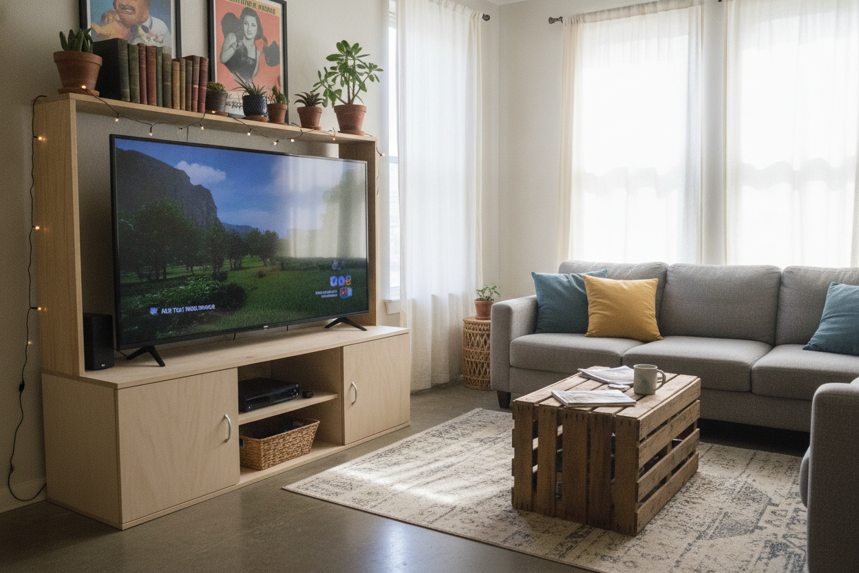 I Blew My Budget on the Screen (Finding a Cheap TV Stand for 65 Inch)