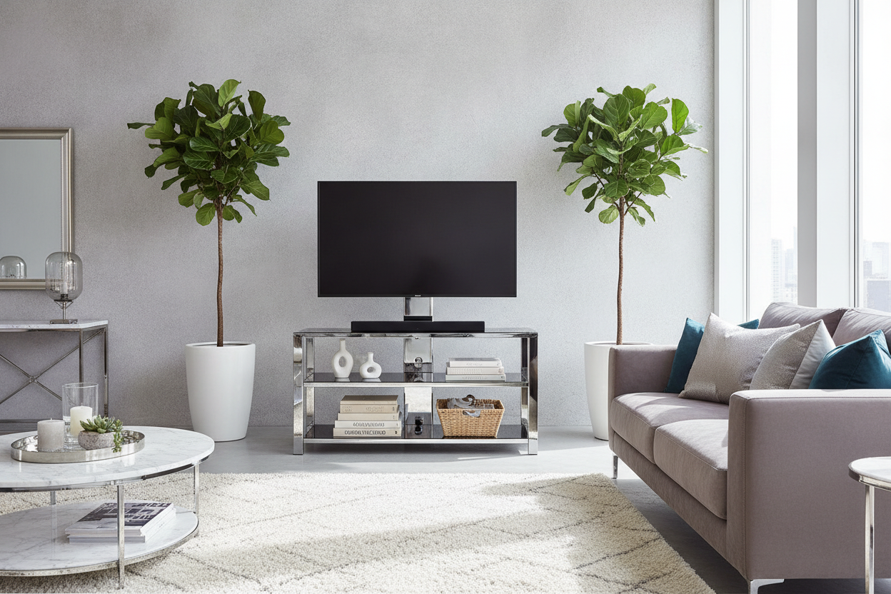 How to Style a Silver TV Stand for 65 Inch TV (No Tacky Vibes)