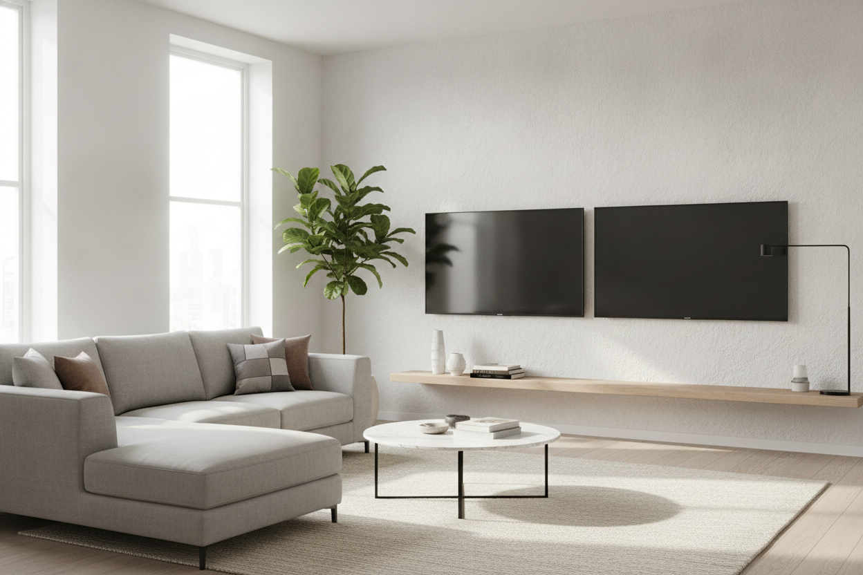 Your Floor Console Is Wasting Space (Try a Wall Mount TV Stand 65 Inch)