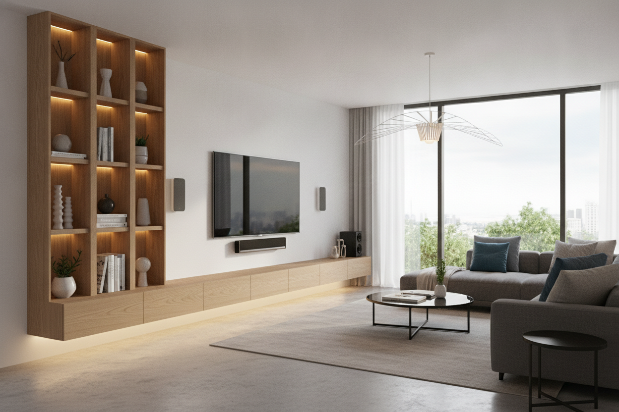 I Finally Tried the Fitzsimmons TV Stand for TVs Up to 85