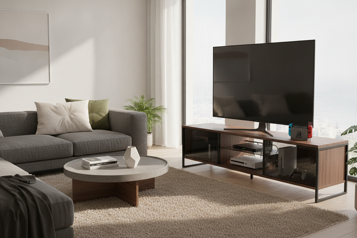Why the Best TV Stand for Gamers Doesn't Look Like Gaming Furniture
