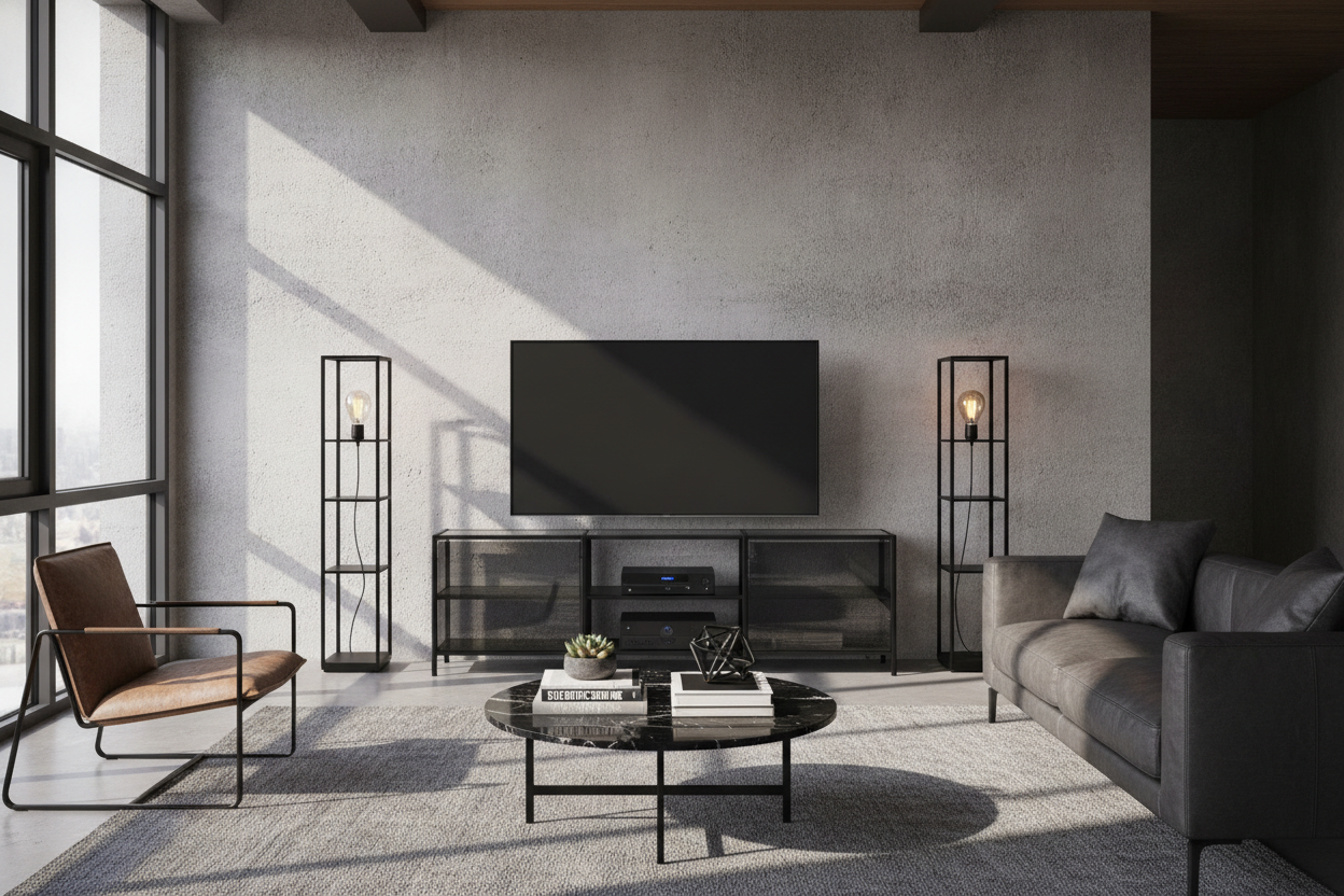 Why I Traded 'Light and Airy' for a Black Glass and Metal TV Stand