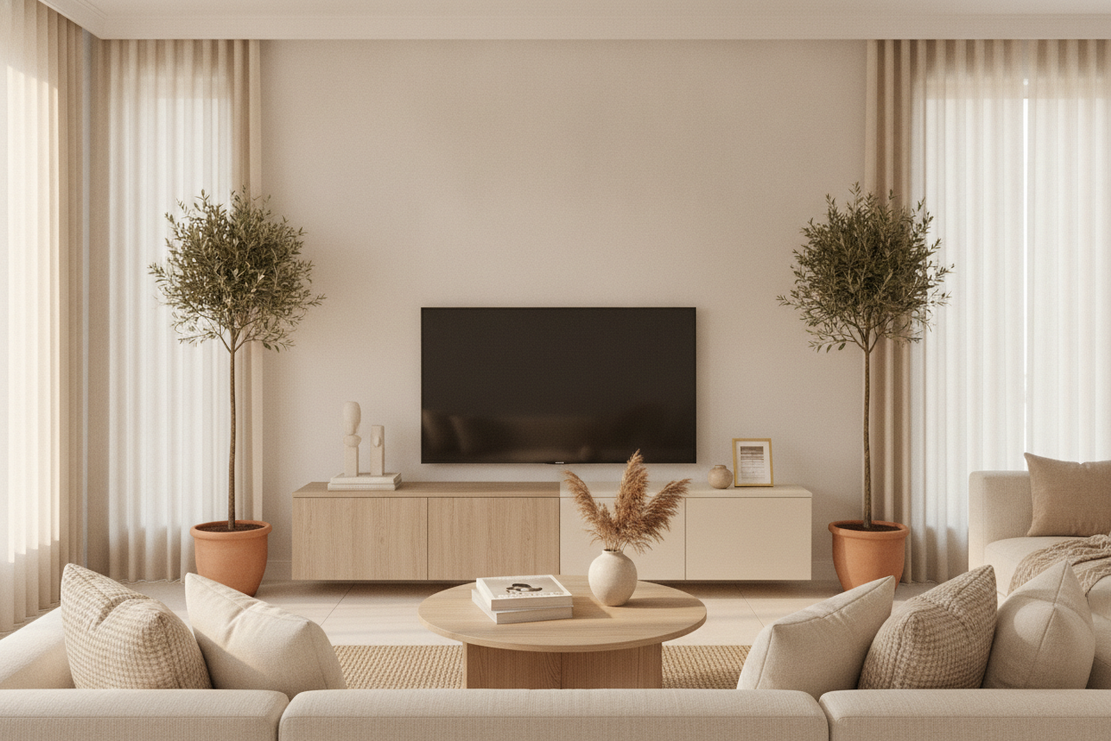 Your Living Room Is Too Stark: The Case for a Beige Color TV Stand