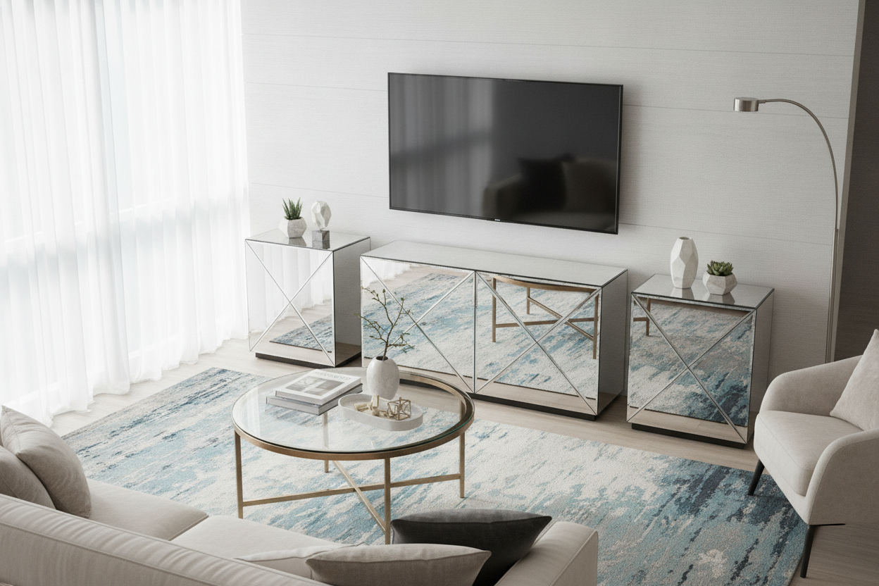 I Ignored the Haters and Bought a Mirrored TV Stand Anyway