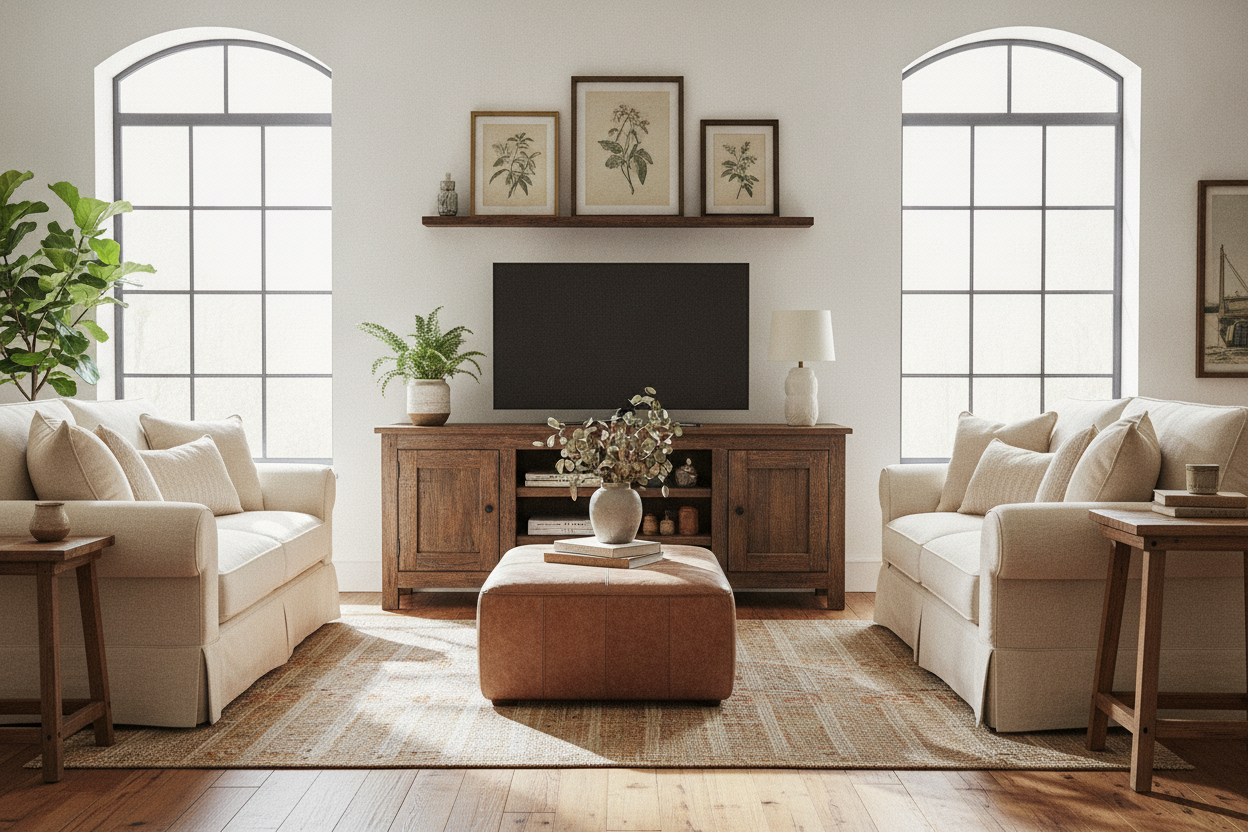 Why My Best Living Room Upgrade Is a Used Ethan Allen TV Stand