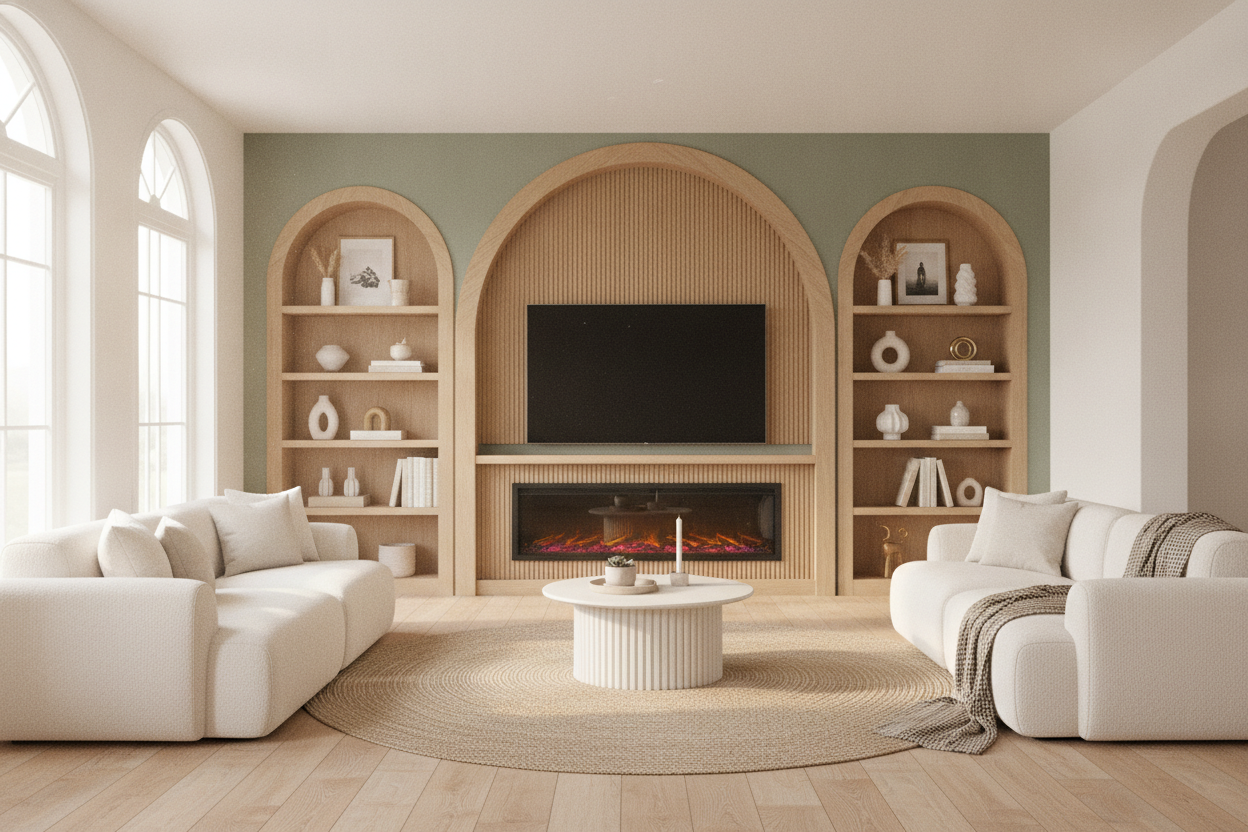 The One Living Room Trend I Regret Doubting: The Arched TV Stand