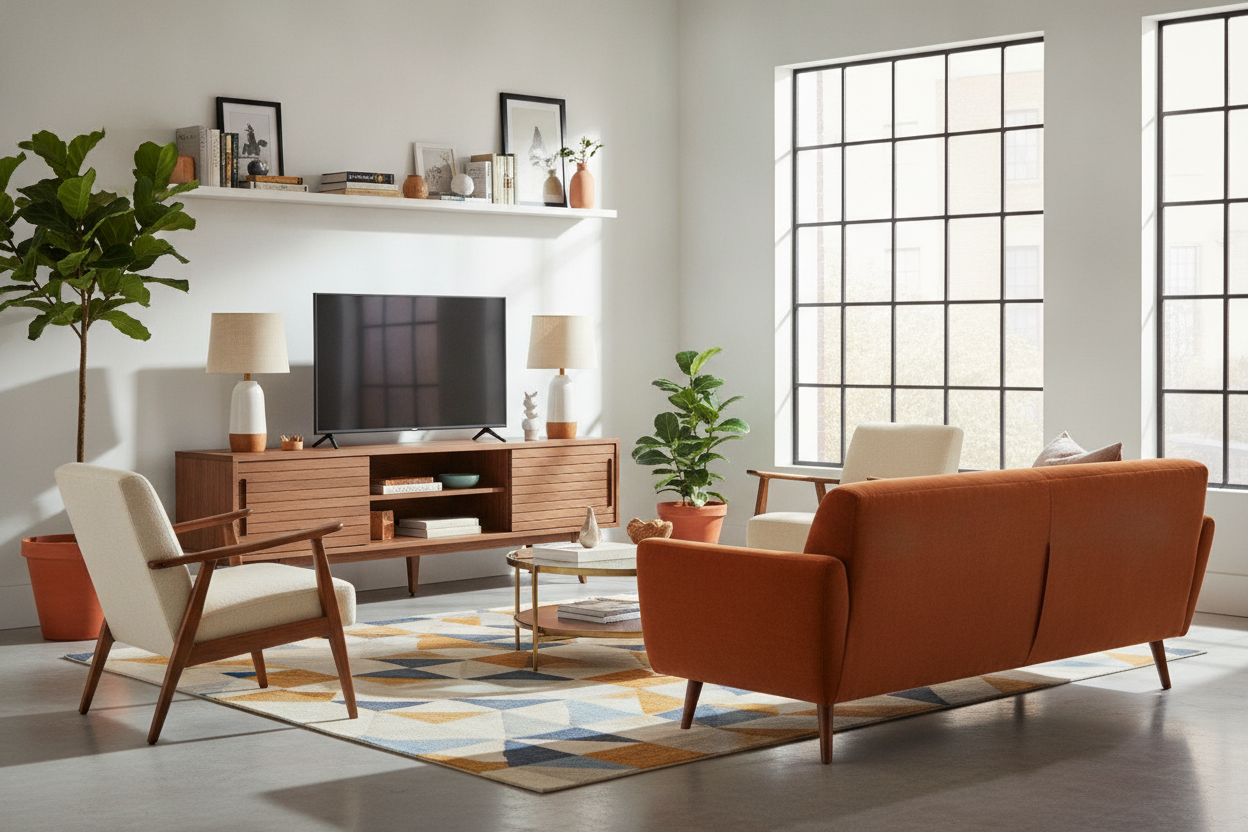 Does the Manhattan Comfort Liberty TV Stand Actually Look Mid-Century?