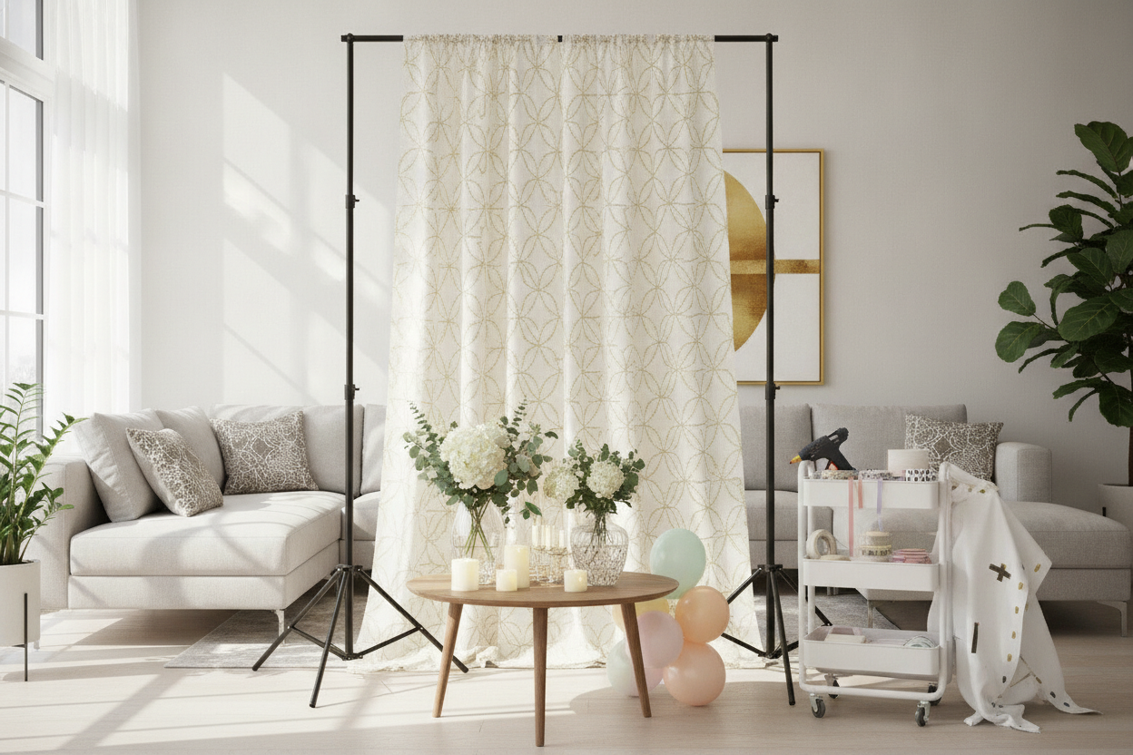 Why I Finally Bought a Real Backdrop Stand for Parties (No More Tape)
