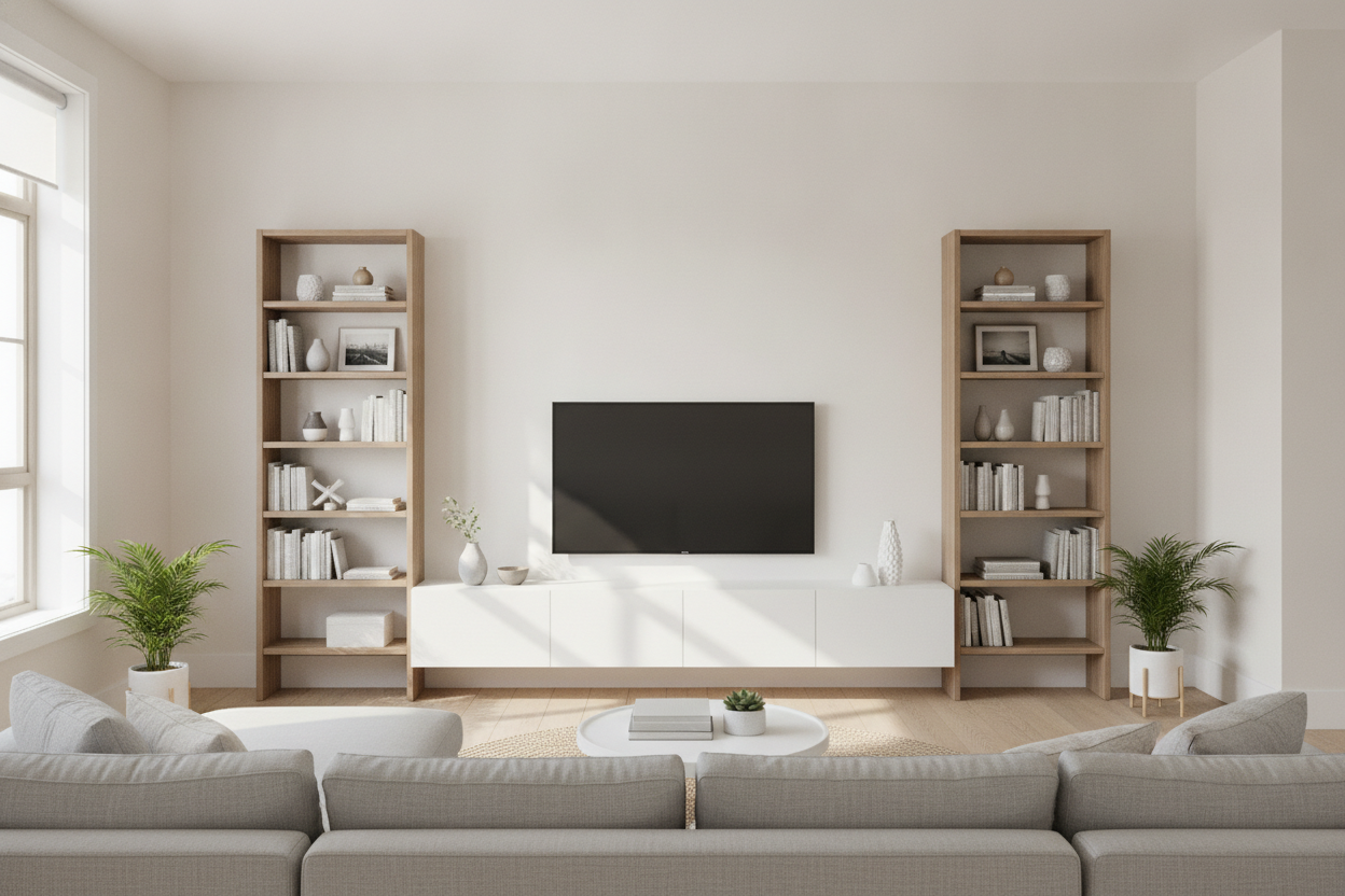 How a Simple Target TV Shelf Visually Doubled My Living Room