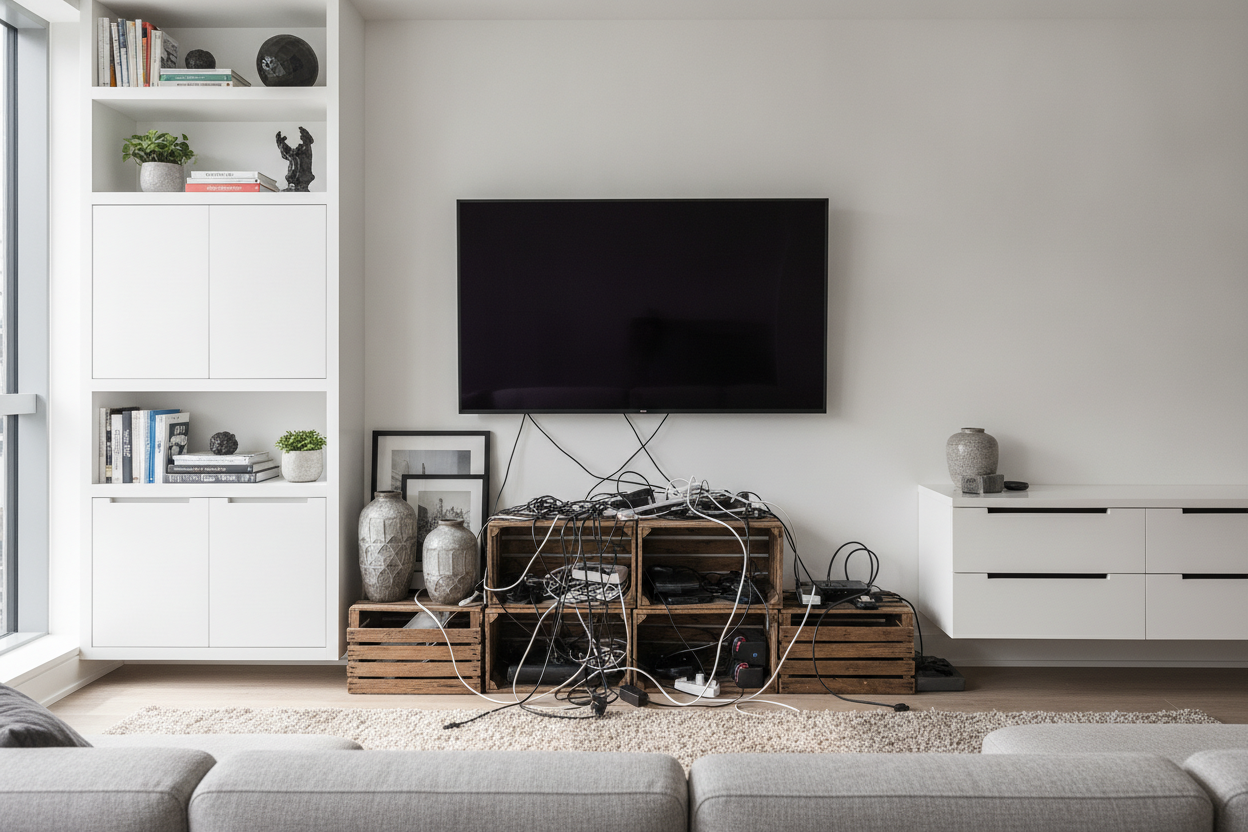 My Biggest Mistake Was Skipping Storage for Wall Mounted TV
