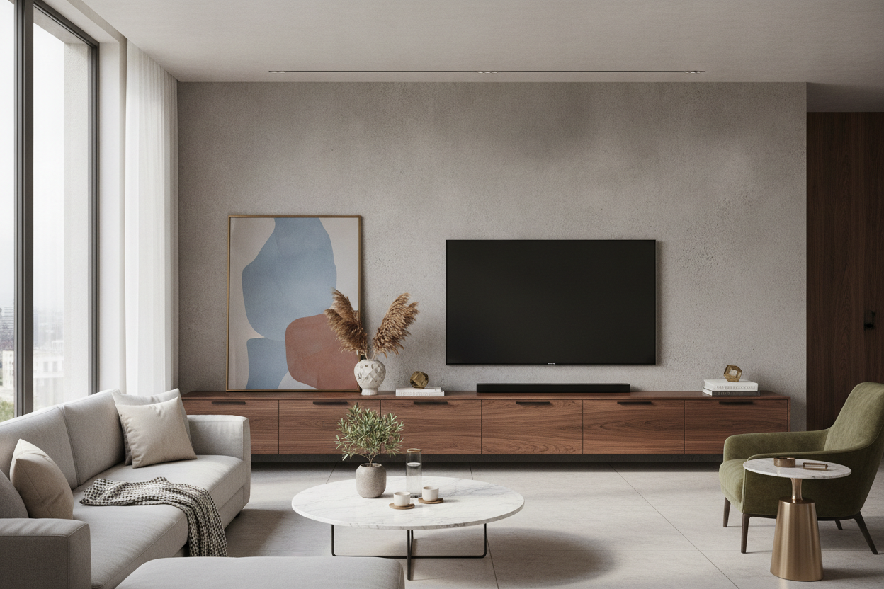 You Stare at It All Day (So Buy a Nice TV Console)