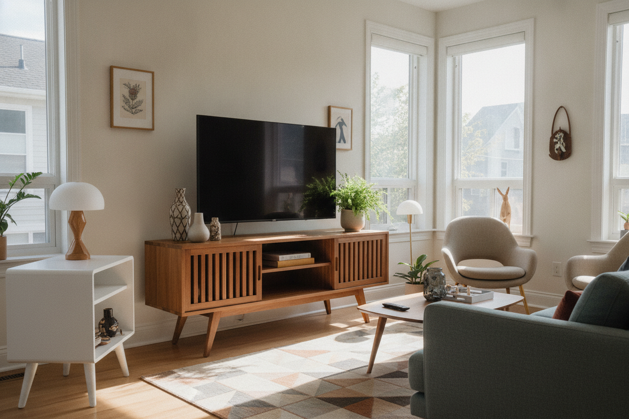 Why I Gave Up on IKEA and Built a DIY MCM TV Stand