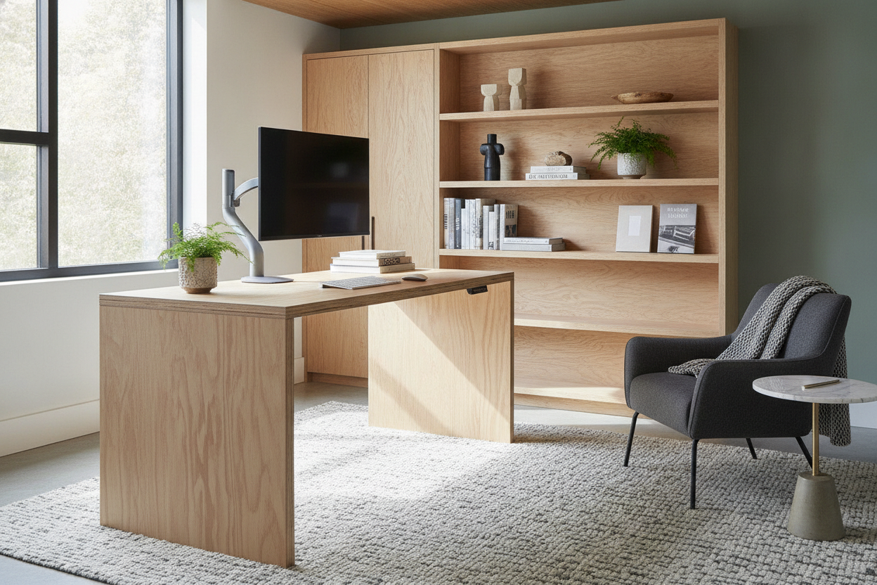 Why I Ditched Fake Wood for a Baltic Ply Standing Desk
