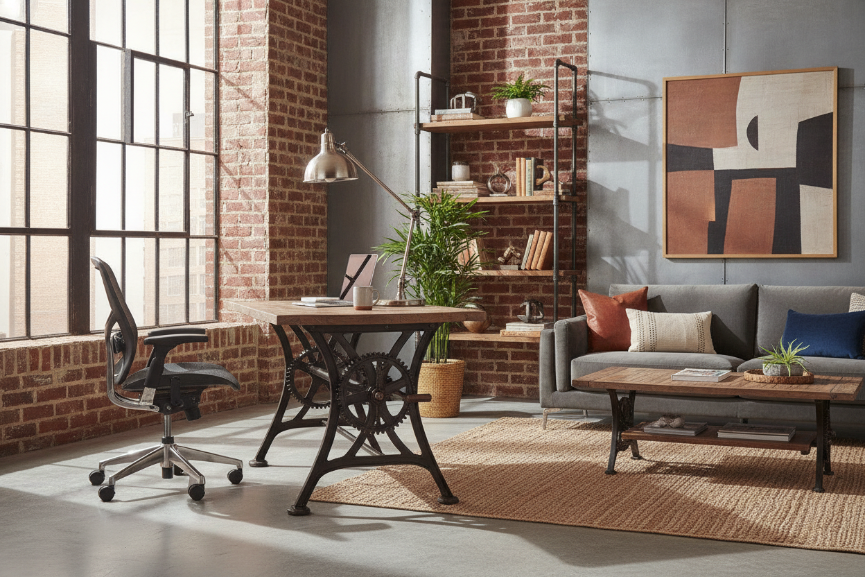 My Industrial Crank Standing Desk Gets More Compliments Than My Sofa