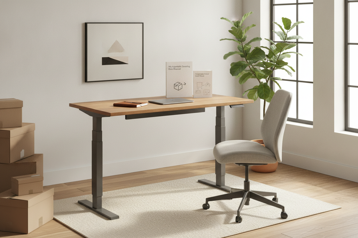 My Adjustable Standing Desk Manual Frame Survived 3 Moves