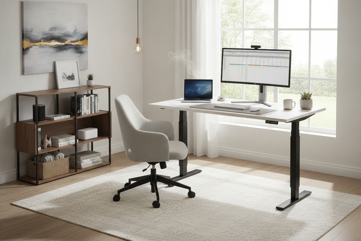 I Risked My WFH Setup on an Electric Standing Desk Under 200