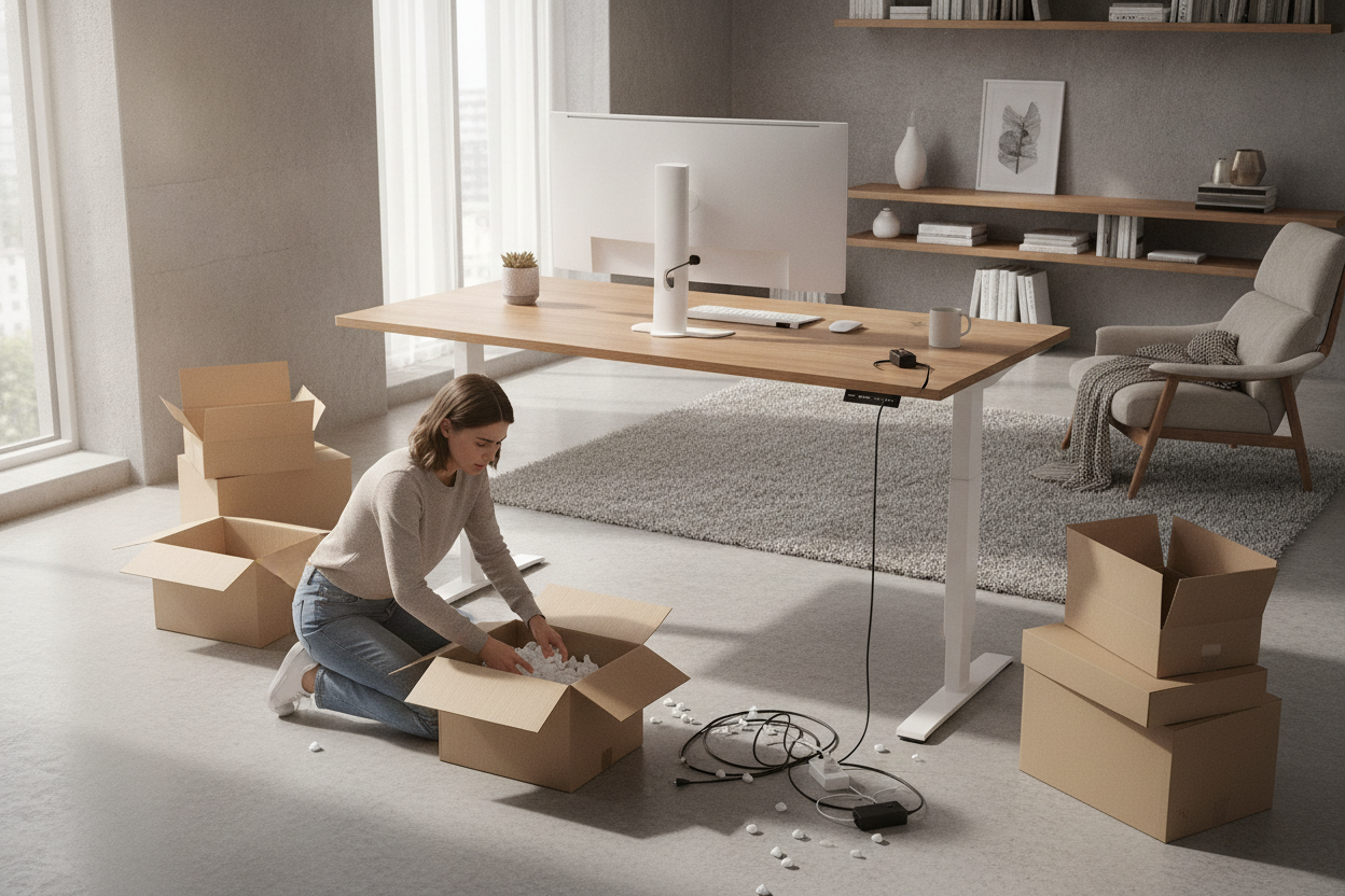 I Lost My Flexispot Standing Desk Power Cord on Moving Day