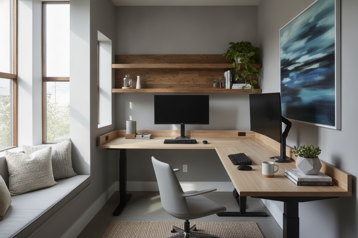 Why My Weird Office Layout Required Custom Standing Desks