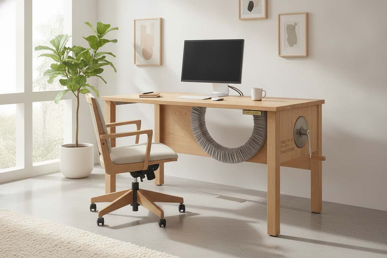 I Refuse to Hide Cords, So I Found the Best Crank Standing Desk