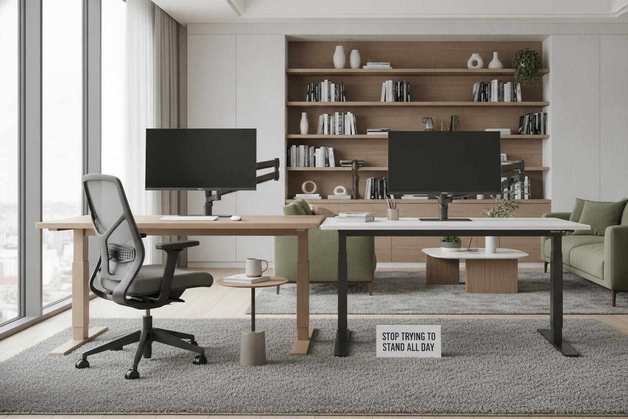 Stop Trying to Stand at Computer Desk Workstations All Day