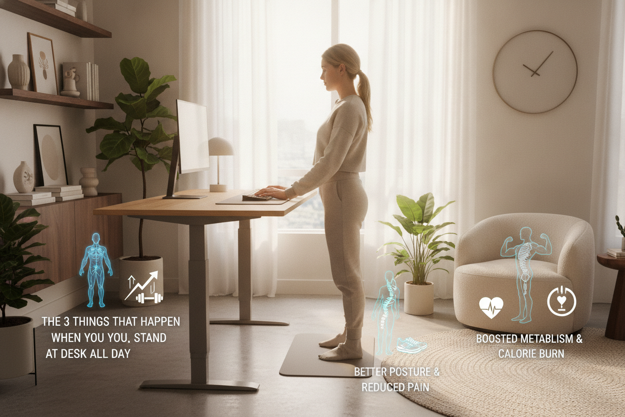 The 3 Things That Happen When You Stand at Desk All Day