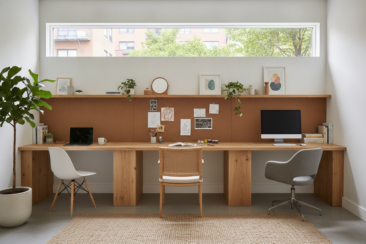Stop Wasting Awkward Rooms: Full Wall Desk Ideas That Actually Work