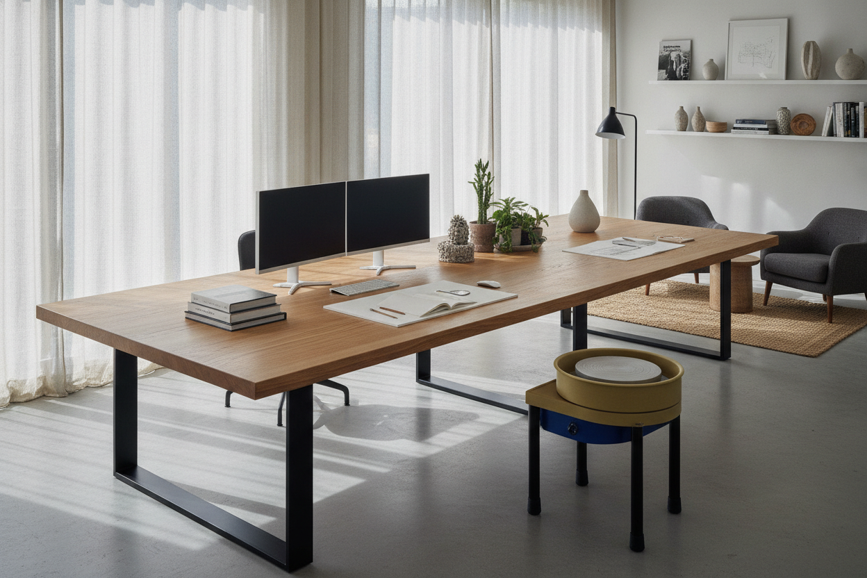 I Gave Up on Traditional Desks and Bought a Massive Desk Table