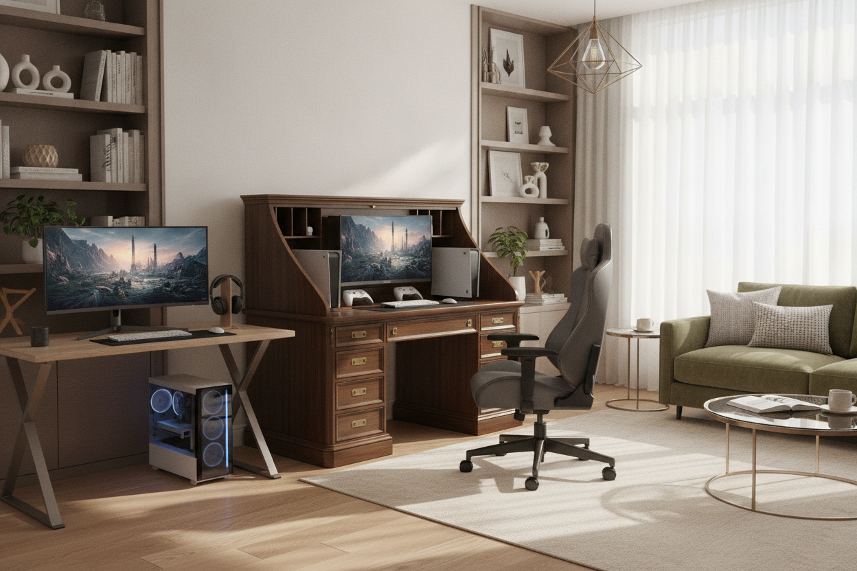 Why My New Gaming Desk is From Rooms To Go (Not a Tech Store)