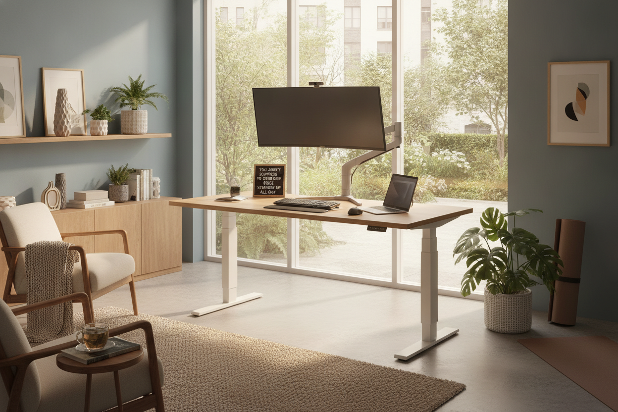You Aren't Supposed to Use a Computer Desk Standing Up All Day