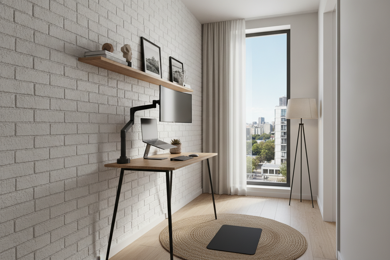 How a Skinny Tall Desk Fixed My Useless Apartment Hallway