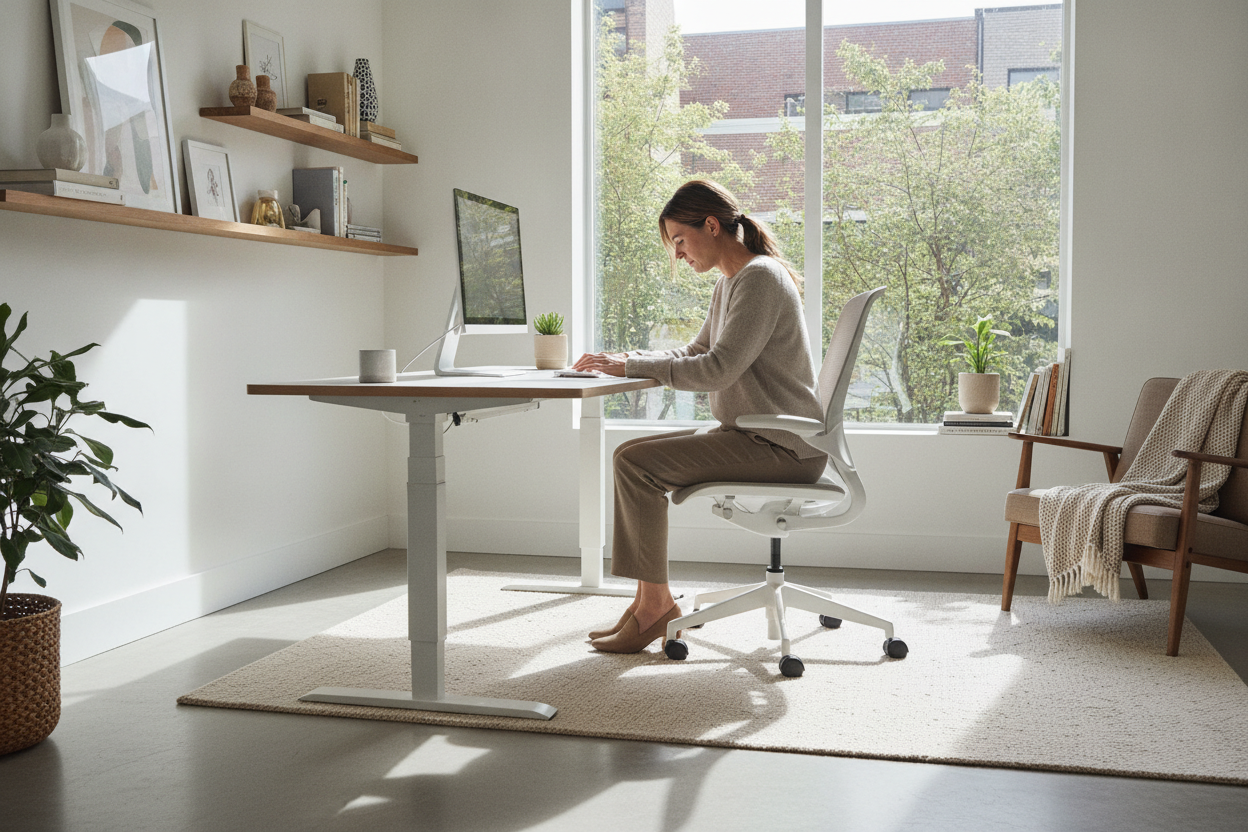 Your Adjustable Height Office Desk Is Set to the Wrong Height