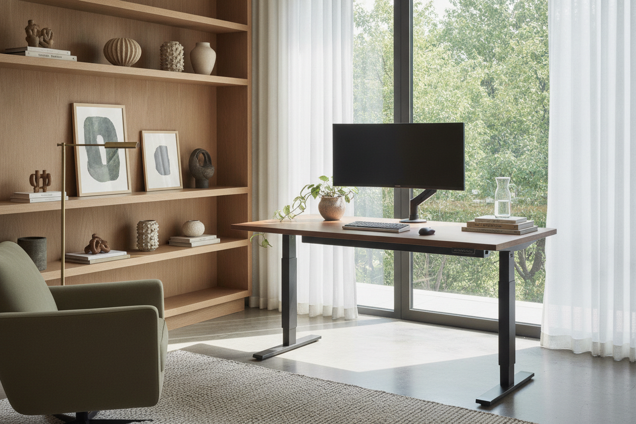 Can an Adjustable Standing Height Desk Actually Look Good?