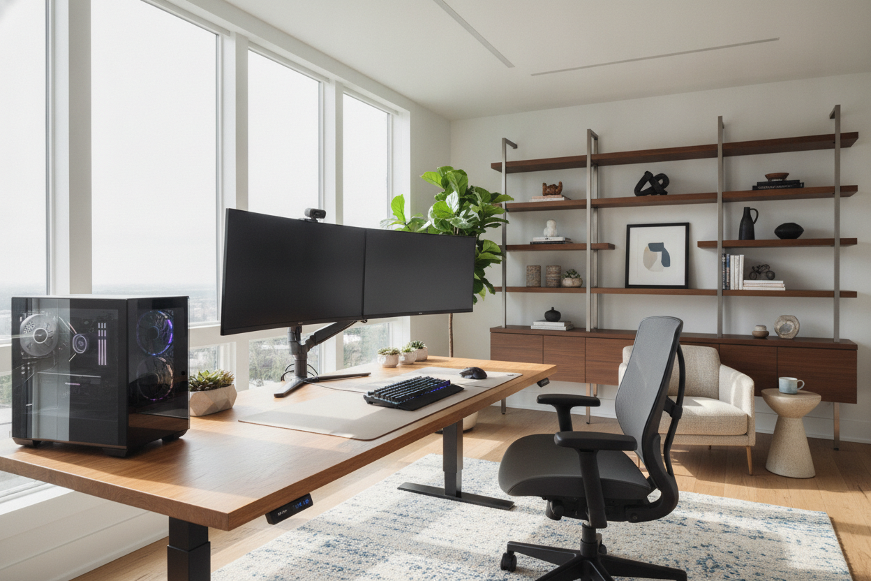 I Traded My Gaming Table for an Office Desk Adjustable Setup