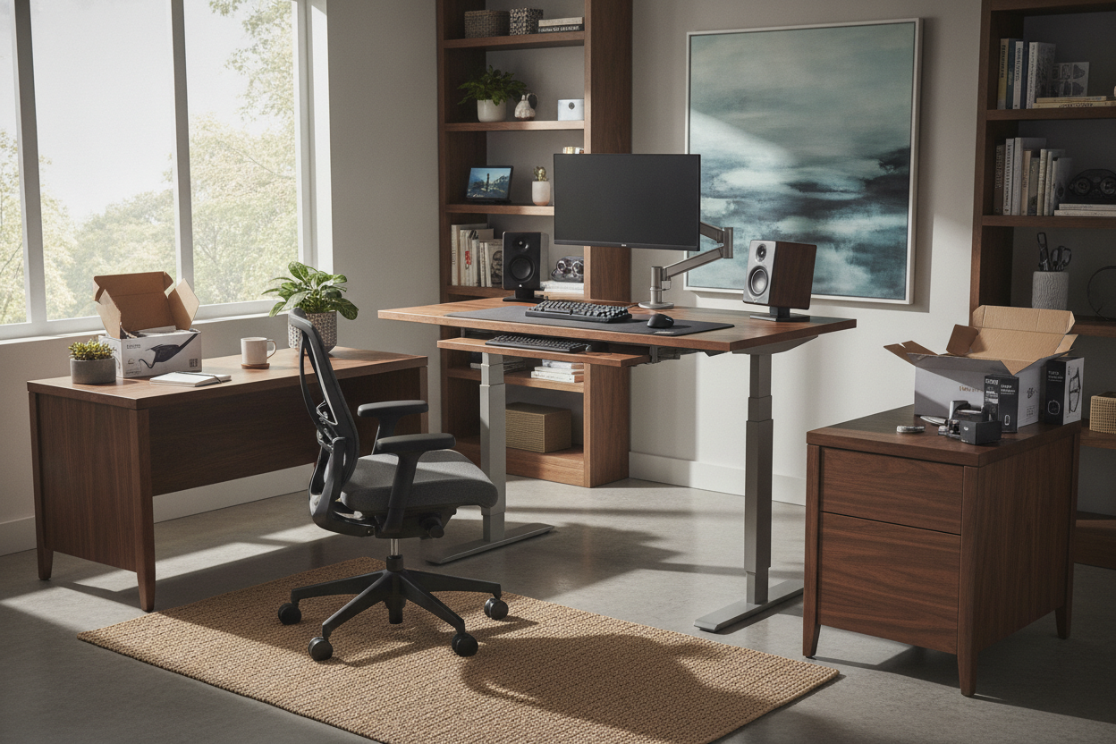 Why My WFH Setup Needed the North Haven Adjustable Height Desk