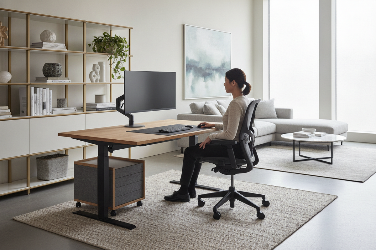 Is Your Desk Too High? Seating Geometry, Workstation Adjustments, and Storage Solutions