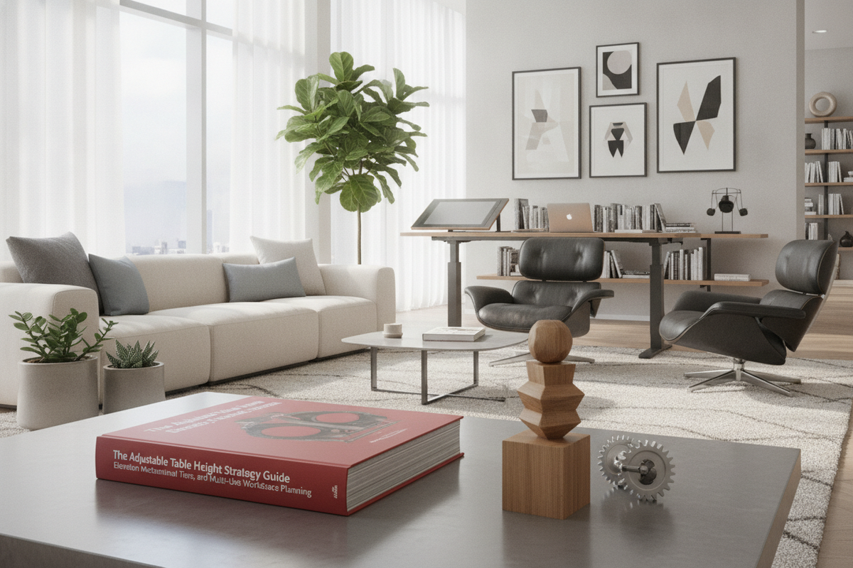 The Adjustable Table Height Strategy Guide: Elevation Mechanics, Dimensional Tiers, and Multi-Use Workspace Planning