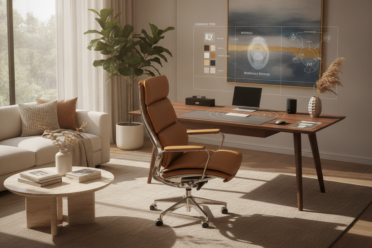 The Strategic Comfortable Chair Desk Blueprint: Clearance Tiers, Ergonomic Mechanics, Materials, and Workspace Synergy
