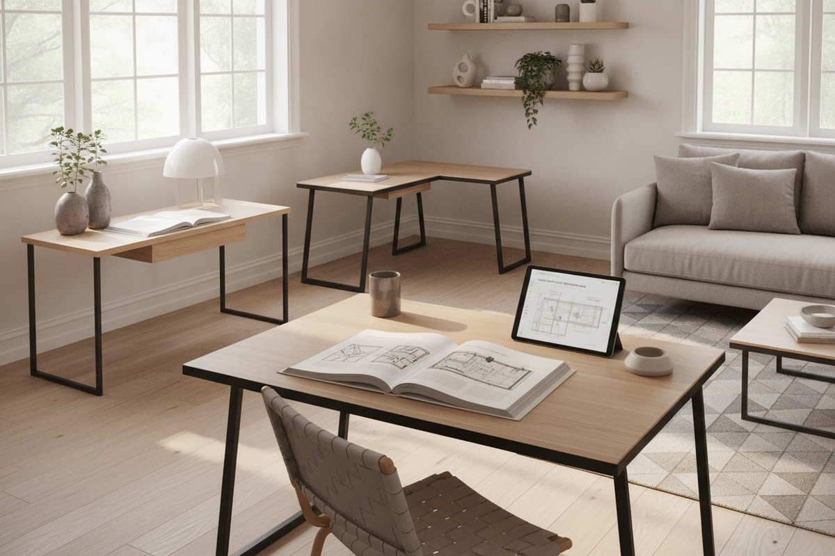 The Compact Office Desk Guide: Spatial Profiles, Frame Mechanics, and Small Home Office Integration