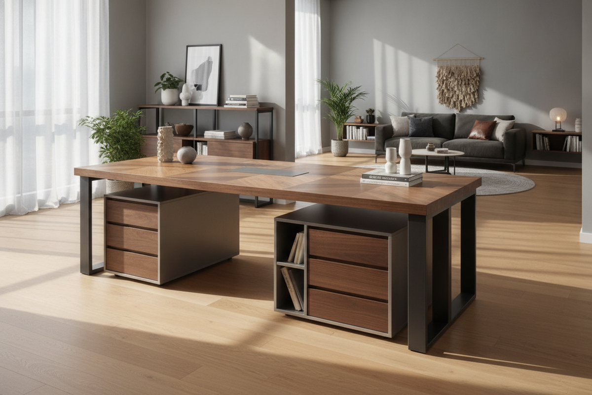 The 6 Foot Desk Blueprint: Surface Span Geometry, Storage Architecture, Frame Stability, and Room Layout Synergy