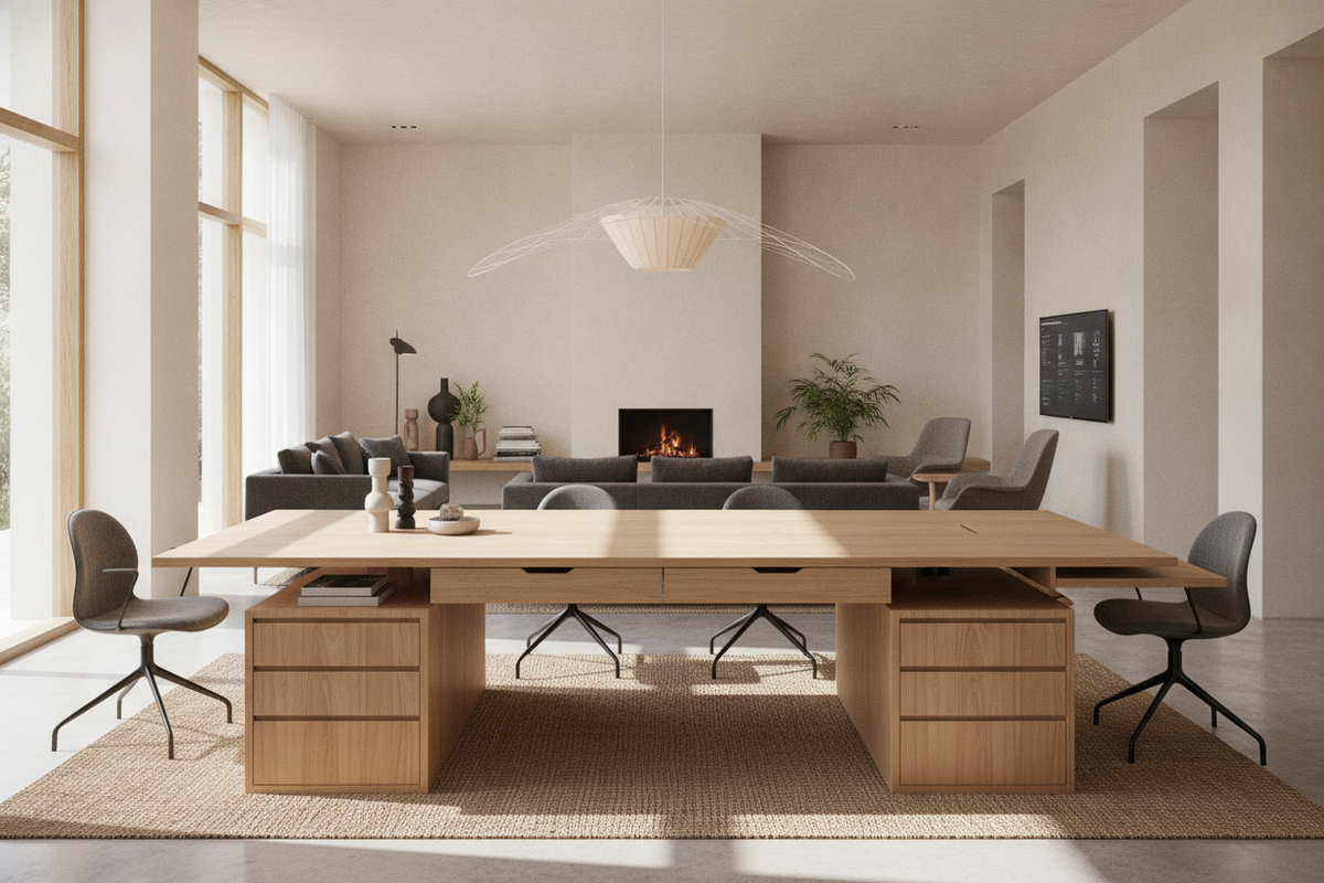 The Strategic Table-Like Desk Blueprint: Flat Surface Geometry, Multi-Use Footprints, Storage Parity, and Room Synergy