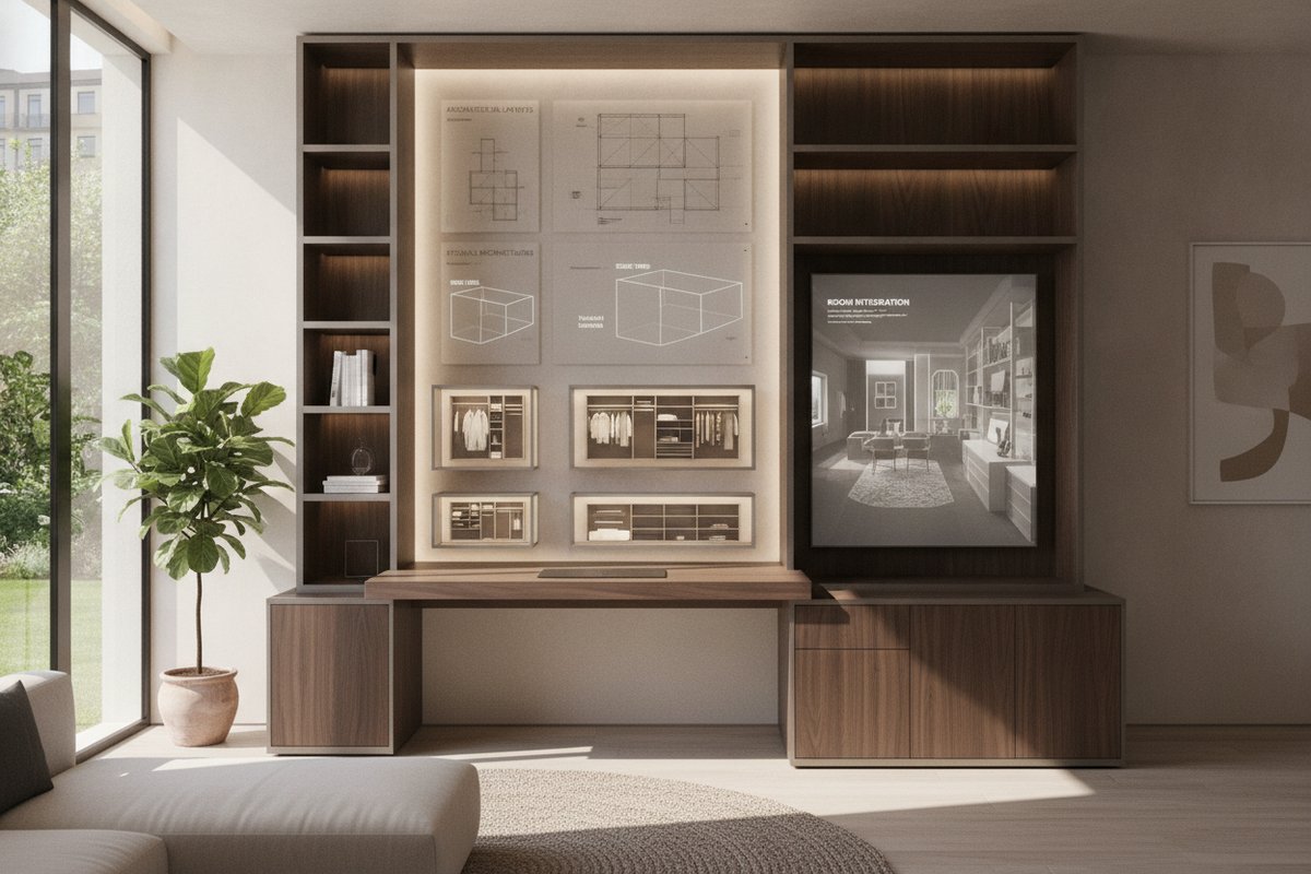 Desk and Storage Combination Blueprint: Architectural Layouts, Storage Architectures, Sizing Tiers, and Room Integration