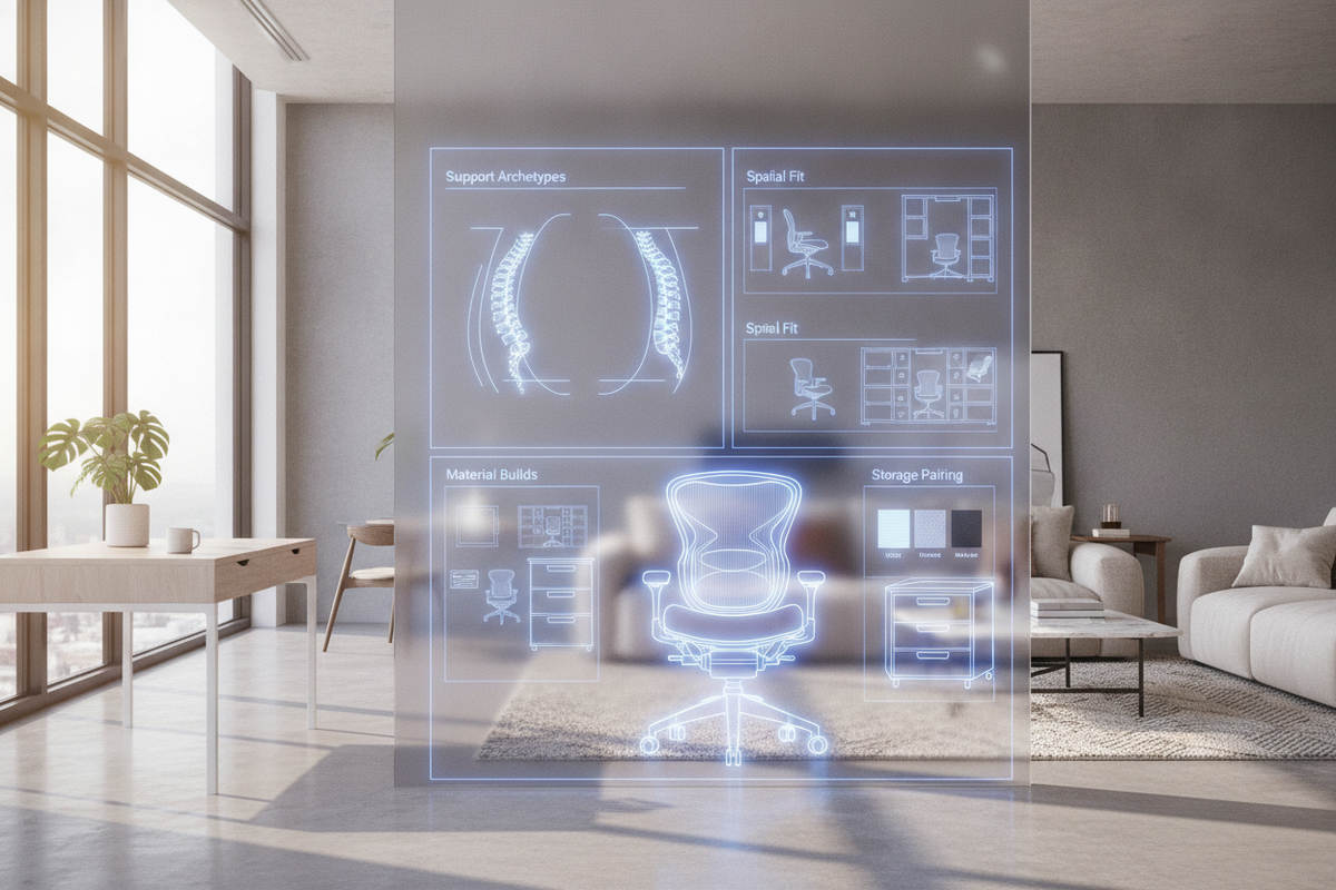 Desk Chair with Lumbar Support Blueprint: Support Archetypes, Spatial Fit, Material Builds, and Storage Pairing
