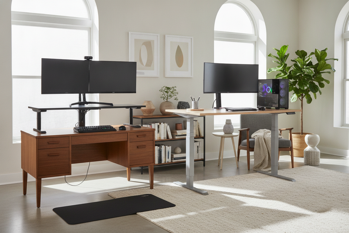 Convert Existing Desk to Standing: Retrofit Methods, Converters, and Frame Upgrades for Work and Gaming