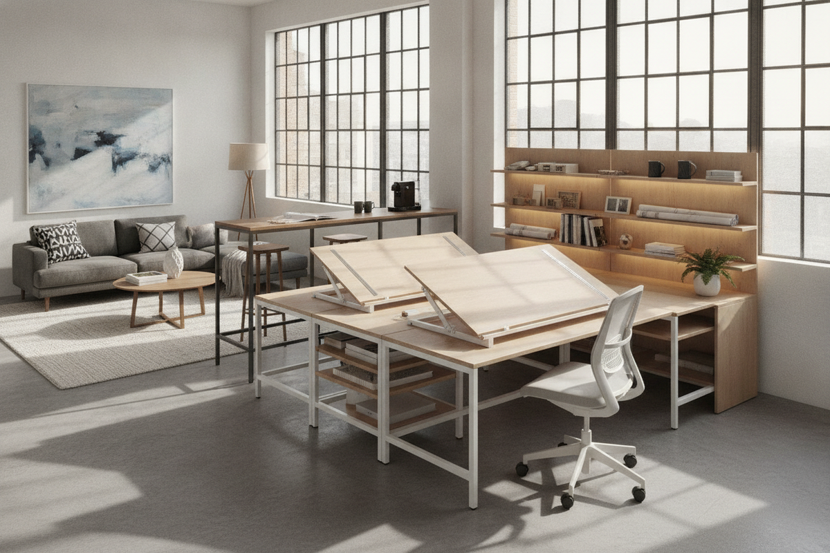 IKEA Architect Desk Guide: Drafting Configurations, Modular Table Bar Systems, and Studio Layouts