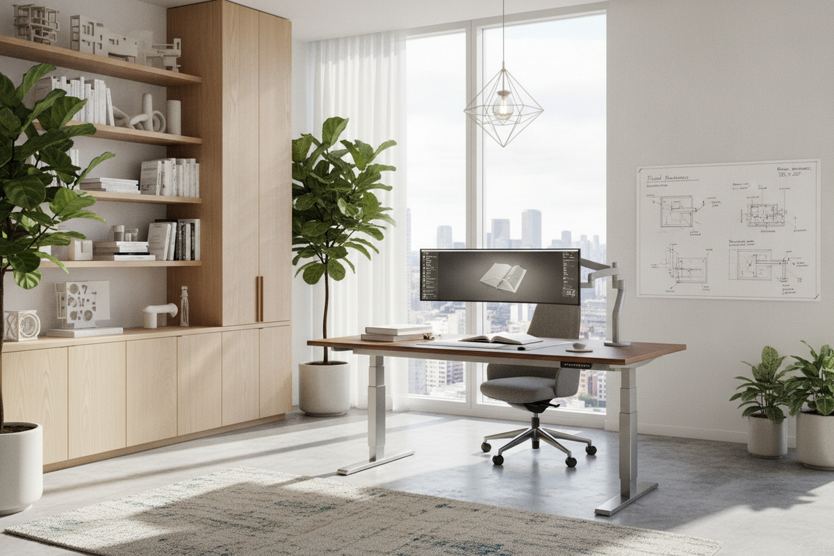 Hydraulic Office Desk Guide: Fluid Mechanics, Room Dimensions, and Storage Planning