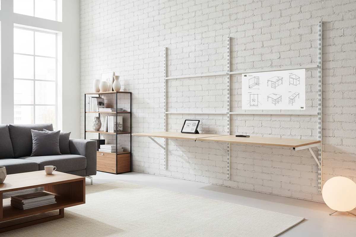 IKEA Desk Bracket Planning Guide: Wall Mounting, Support Profiles, and Layout Strategies
