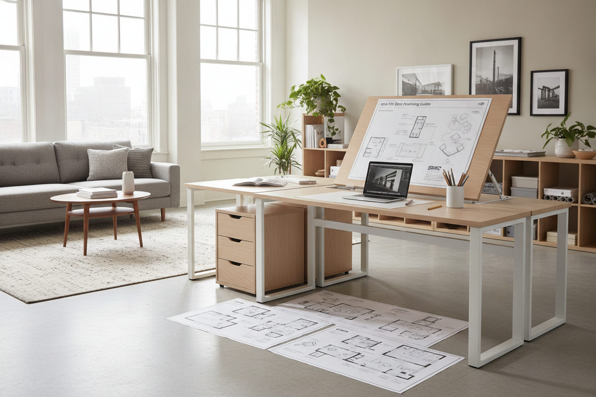 IKEA Tilt Desk Planning Guide: Tilting Mechanisms, Spatial Sizing, and Studio Layouts