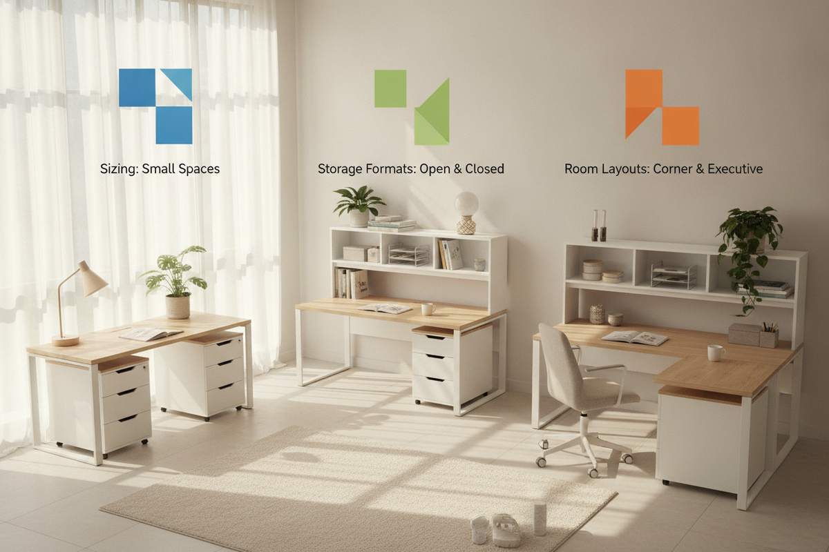 IKEA Writing Desk Planning Guide: Sizing, Storage Formats, and Room Layouts